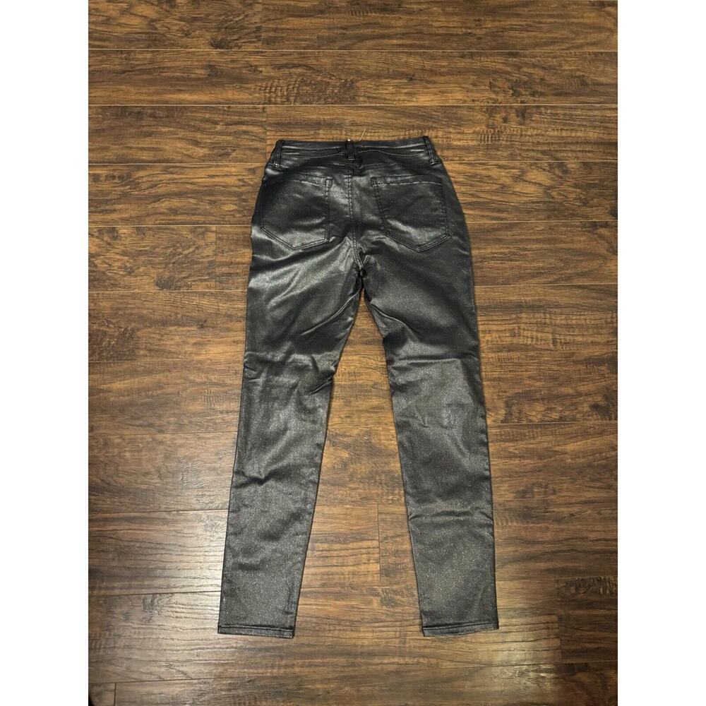 Women's Size 6 Rebecca Minkoff Stretchy Black Sparkle Jeans Skinny Pants